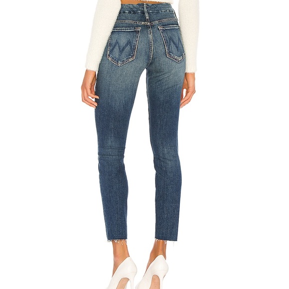 MOTHER the looker ankle fray jeans in gutterpunk - Picture 3 of 13